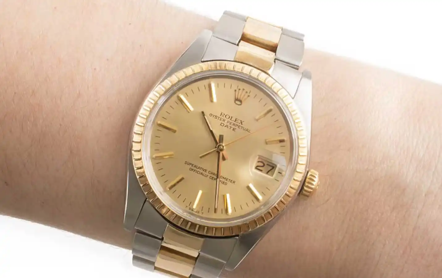 Rolex Oyster Perpetual Date 15203 y Rolex Oyster Perpetual 15223 WatchProject 21 Shop